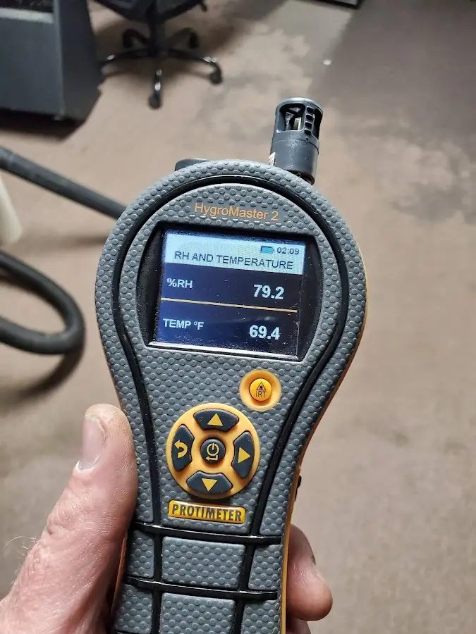 Moisture meter humidity assessment for Fire & Smoke Damage Restoration in Credit River